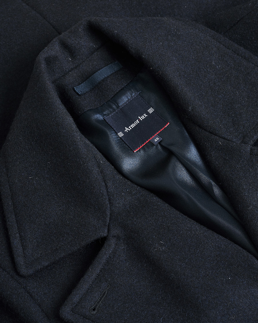 Herren | Pre-owned Jacken | Pre-owned | Armor-lux Kermor Wool Peacoat Navy