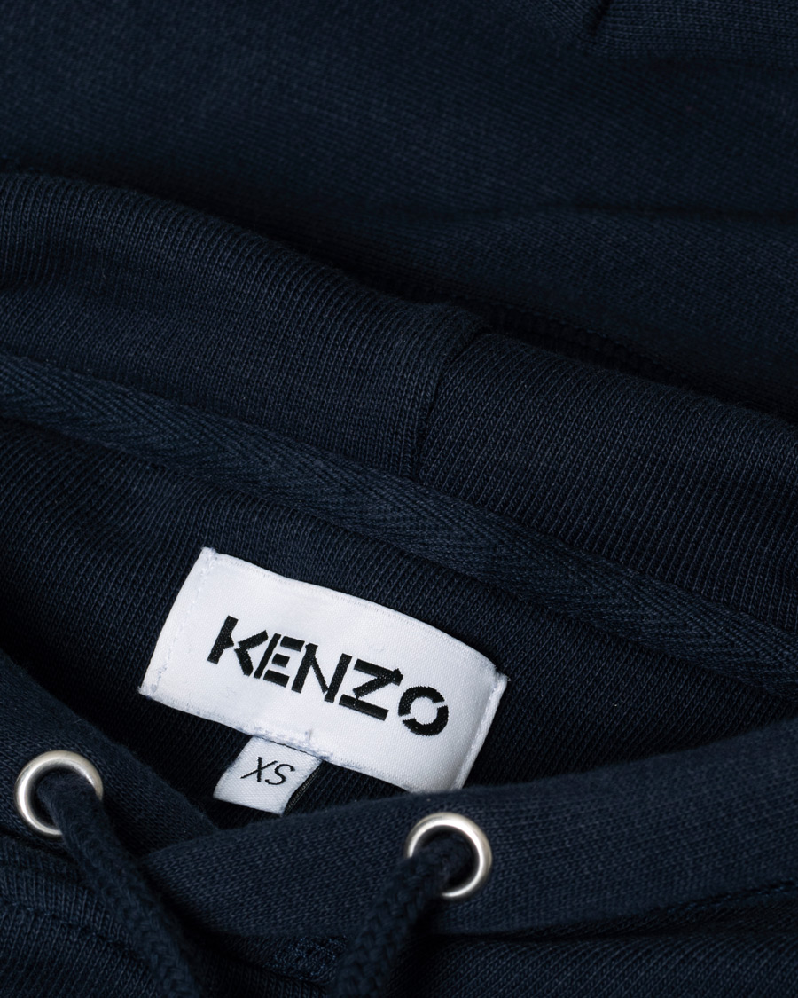 Herren | Pullover | Pre-owned | KENZO Multi Logo Hoodie Navy XS