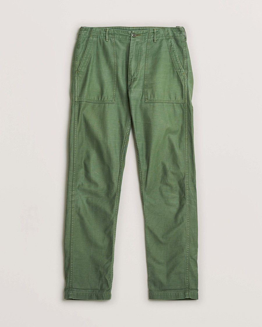 Herren | Pre-owned Hosen | Pre-owned | orSlow Slim Fit Original Sateen Fatigue Pants Green M