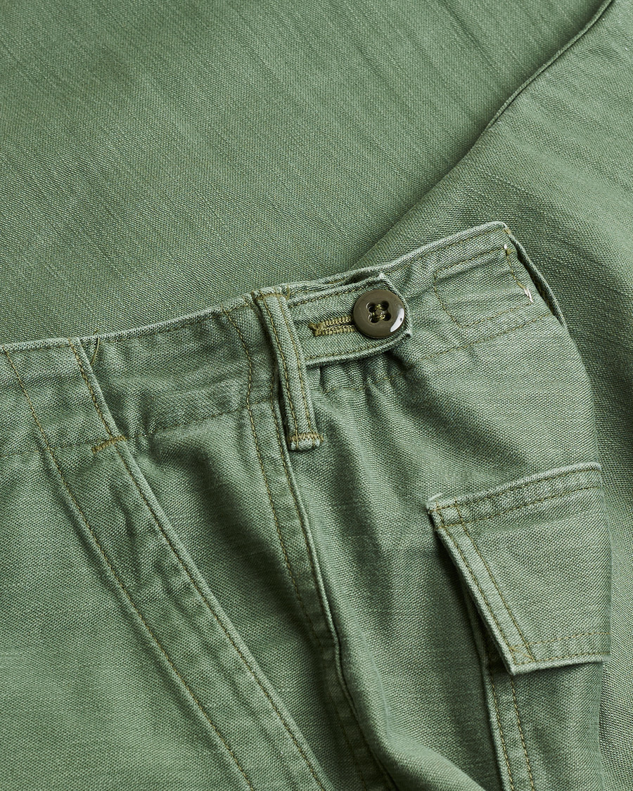 Herren | Pre-owned Hosen | Pre-owned | orSlow Slim Fit Original Sateen Fatigue Pants Green M