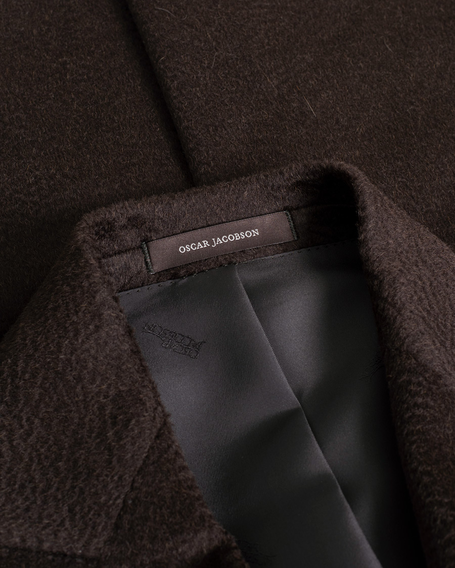 Herren | Oscar Jacobson Pekka Camel hair Coat Brown 50 | Pre-owned | Oscar Jacobson Pekka Camel hair Coat Brown 50