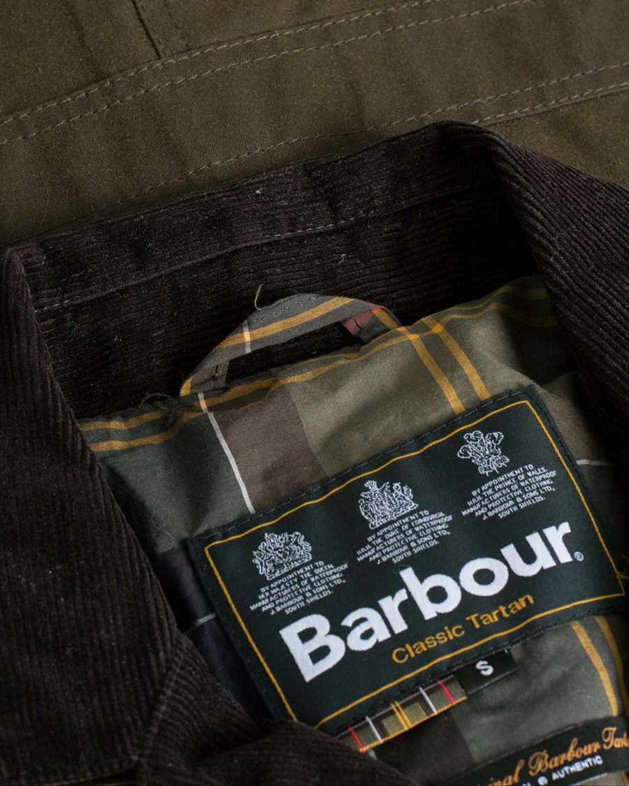 Herren | Barbour Lifestyle Lutz Wax Jacket Olive | Pre-owned | Barbour Lifestyle Lutz Wax Jacket Olive