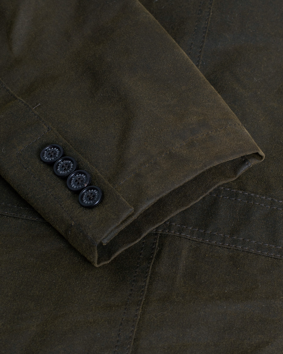 Herren | Barbour Lifestyle Lutz Wax Jacket Olive | Pre-owned | Barbour Lifestyle Lutz Wax Jacket Olive
