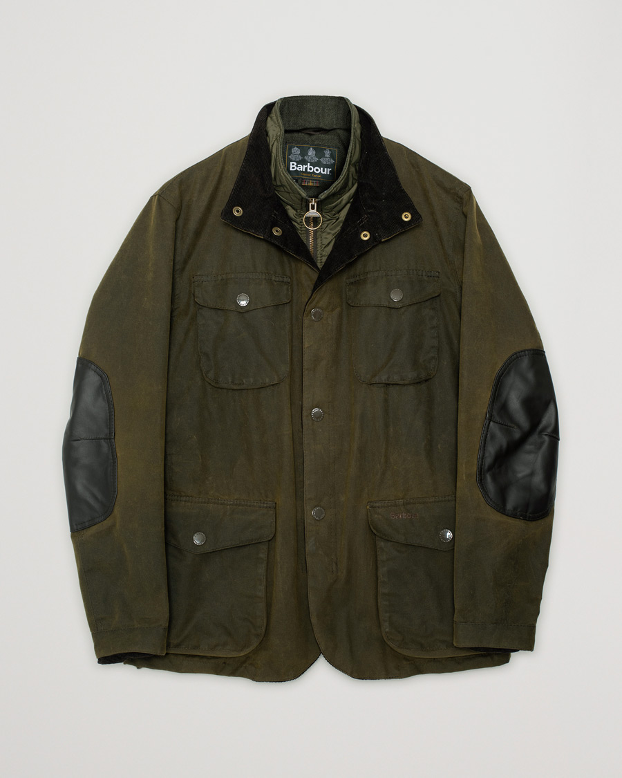 Barbour Lifestyle Ogston Waxed Jacket Olive