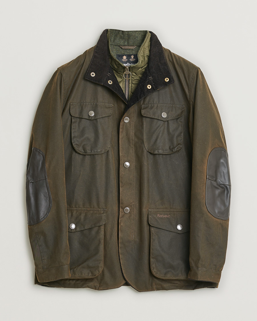 Herren | Pre-owned Jacken | Pre-owned | Barbour Lifestyle Ogston Waxed Jacket Olive