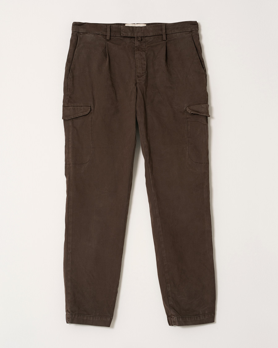 Herren | Hosen | Pre-owned | Briglia 1949 Brushed Cotton Cargo Trousers Brown 46