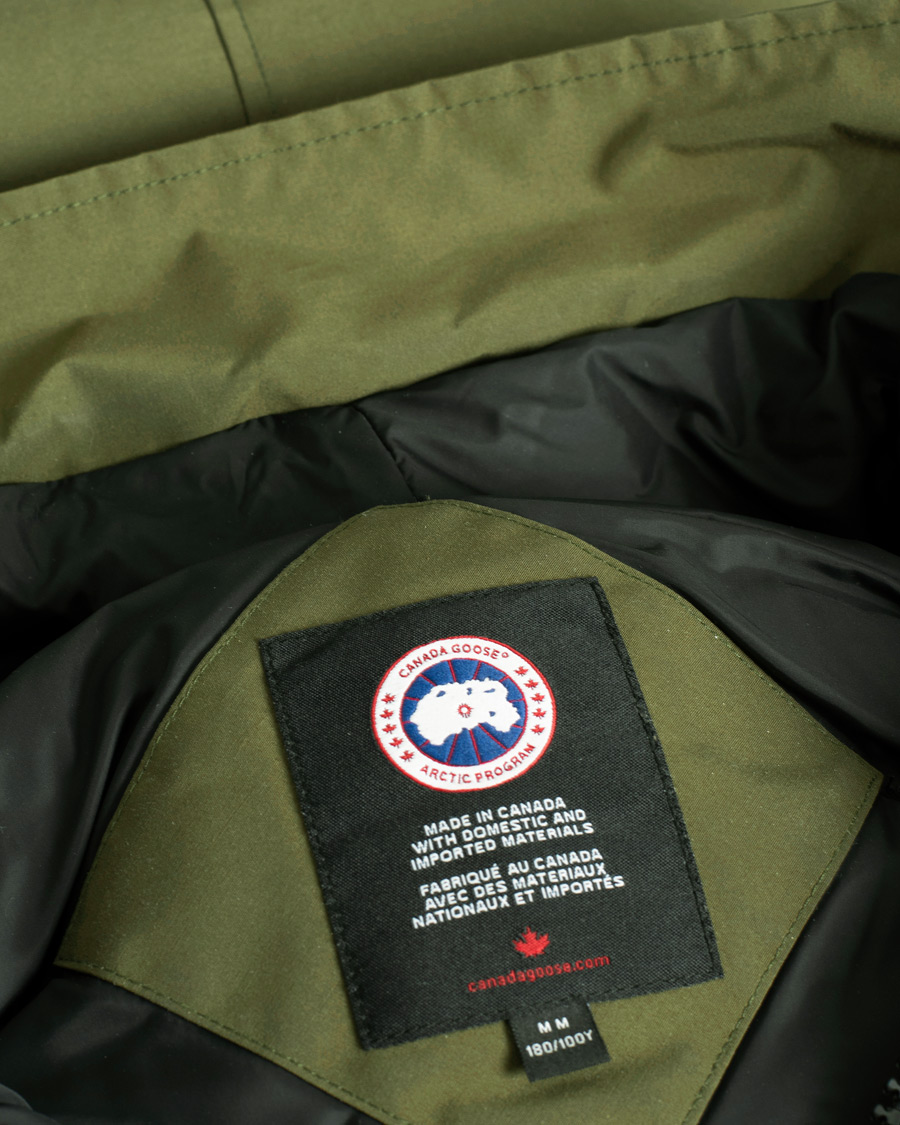 Herren | Canada Goose Chateau No Fur Parka Military Green | Pre-owned | Canada Goose Chateau No Fur Parka Military Green