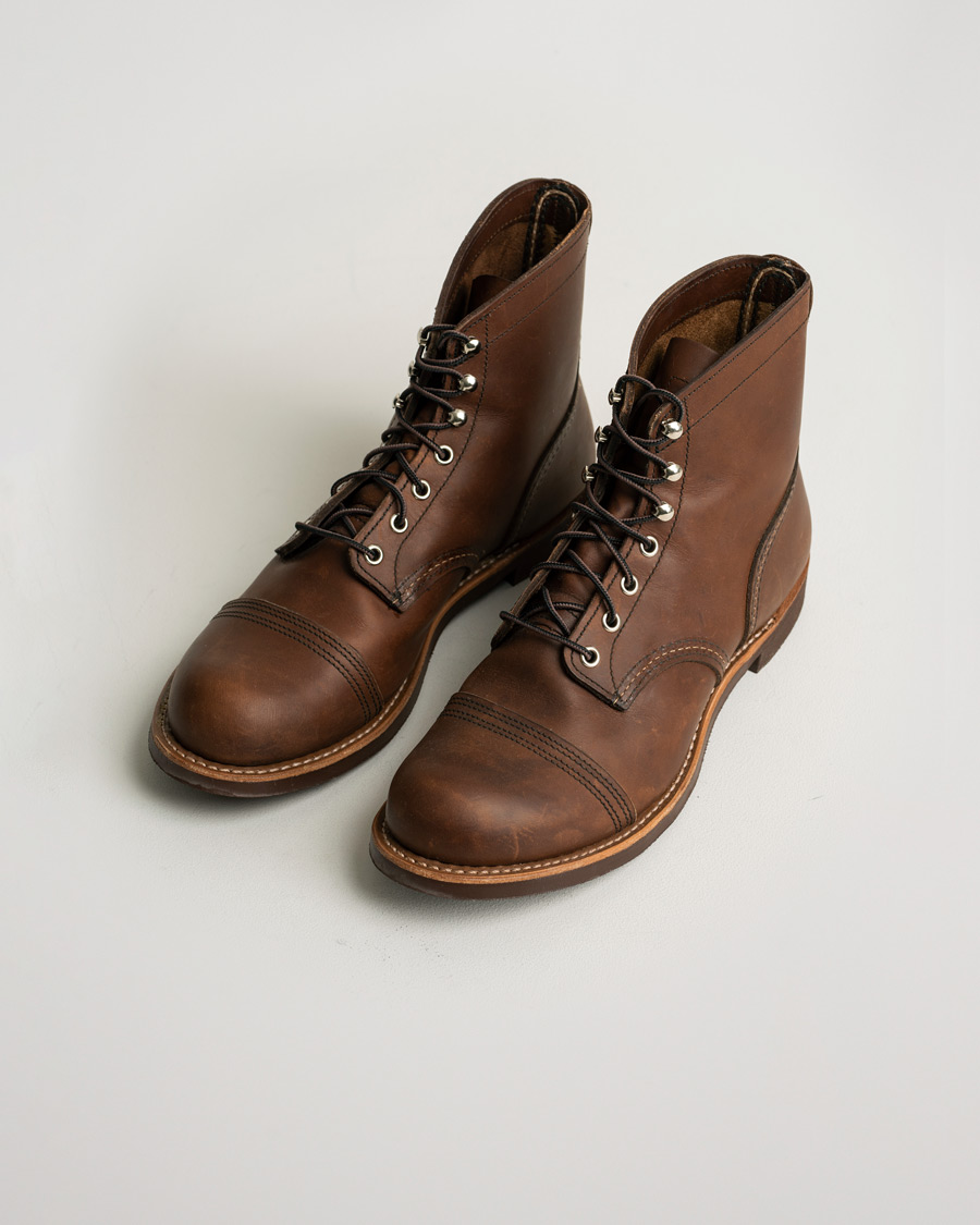 Herren | Red Wing Shoes Iron Ranger Boot Amber Harness | Pre-owned | Red Wing Shoes Iron Ranger Boot Amber Harness