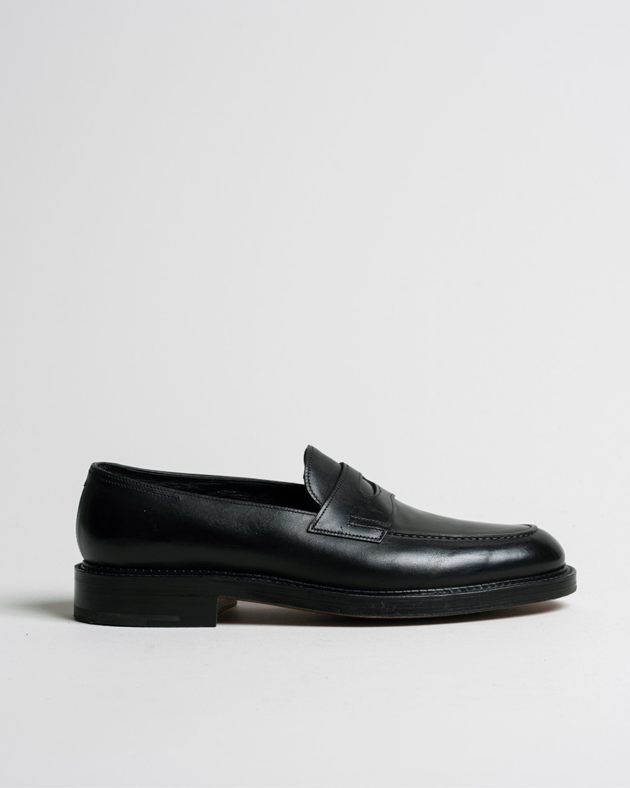Herren | John Lobb Lopez New Standard Penny Loafer Black Calf UK8,5 - EU42,5 | Pre-owned | John Lobb Lopez New Standard Penny Loafer Black Calf UK8,5 - EU42,5