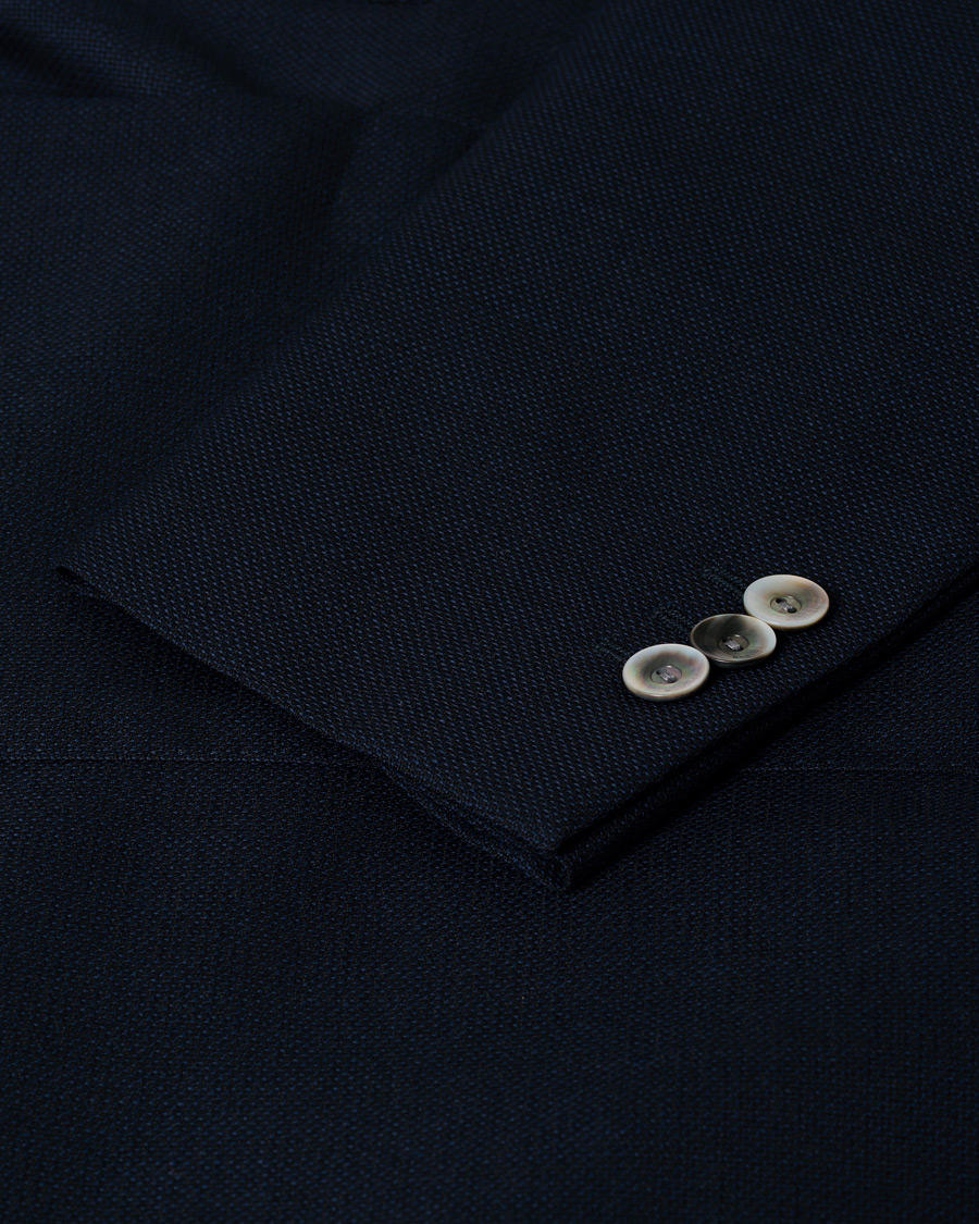 Herren | Sakkos | Pre-owned | Boglioli K Jacket Wool Hopsack Blazer Navy