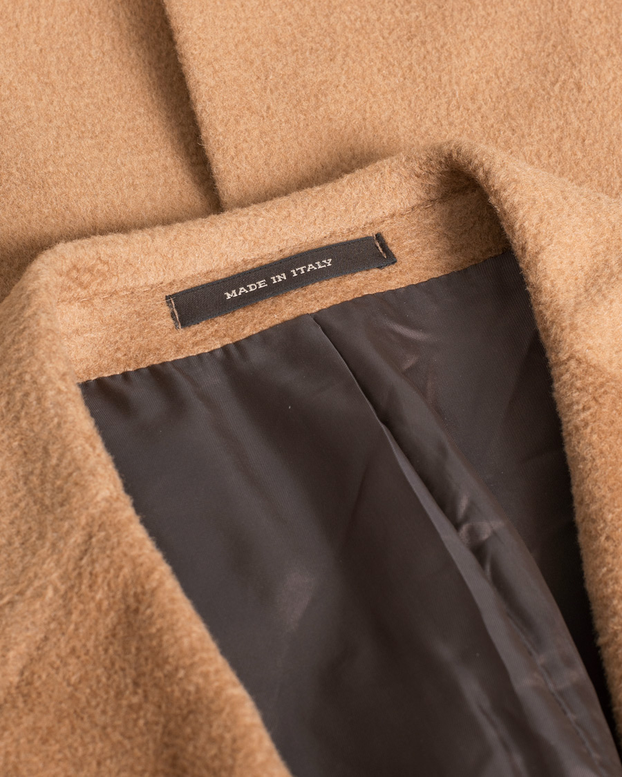 Herren | Rose & Born Double Breasted Coat Camel 54 | Pre-owned | Rose & Born Double Breasted Coat Camel 54