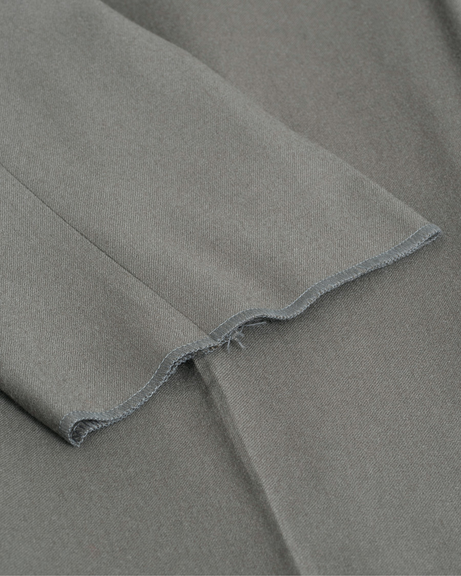 Herren | Von uns ausgewählt | Pre-owned | Giorgio Armani Tapered Wool Flannel Trousers Light Grey