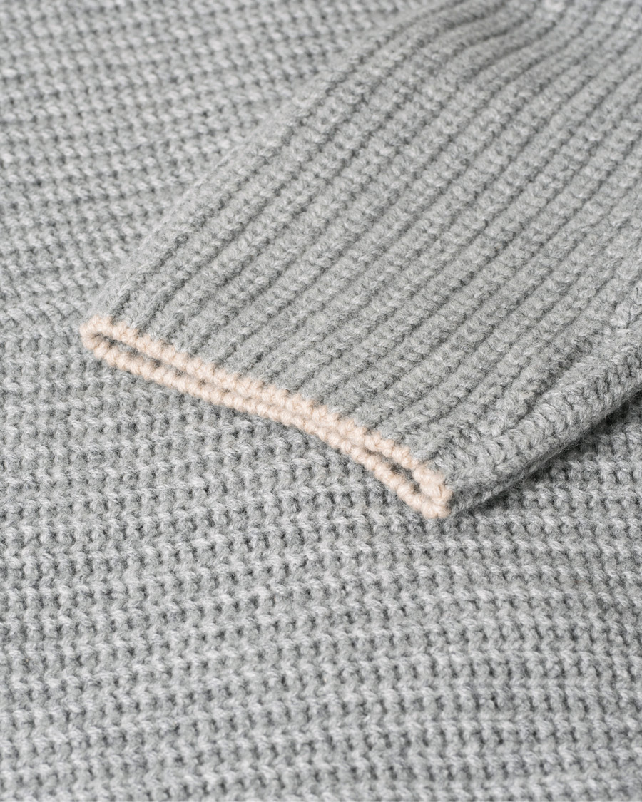 Herren | Pullover | Pre-owned | Brunello Cucinelli Double Breasted Cashmere Cardigan Jacket Grey Melange