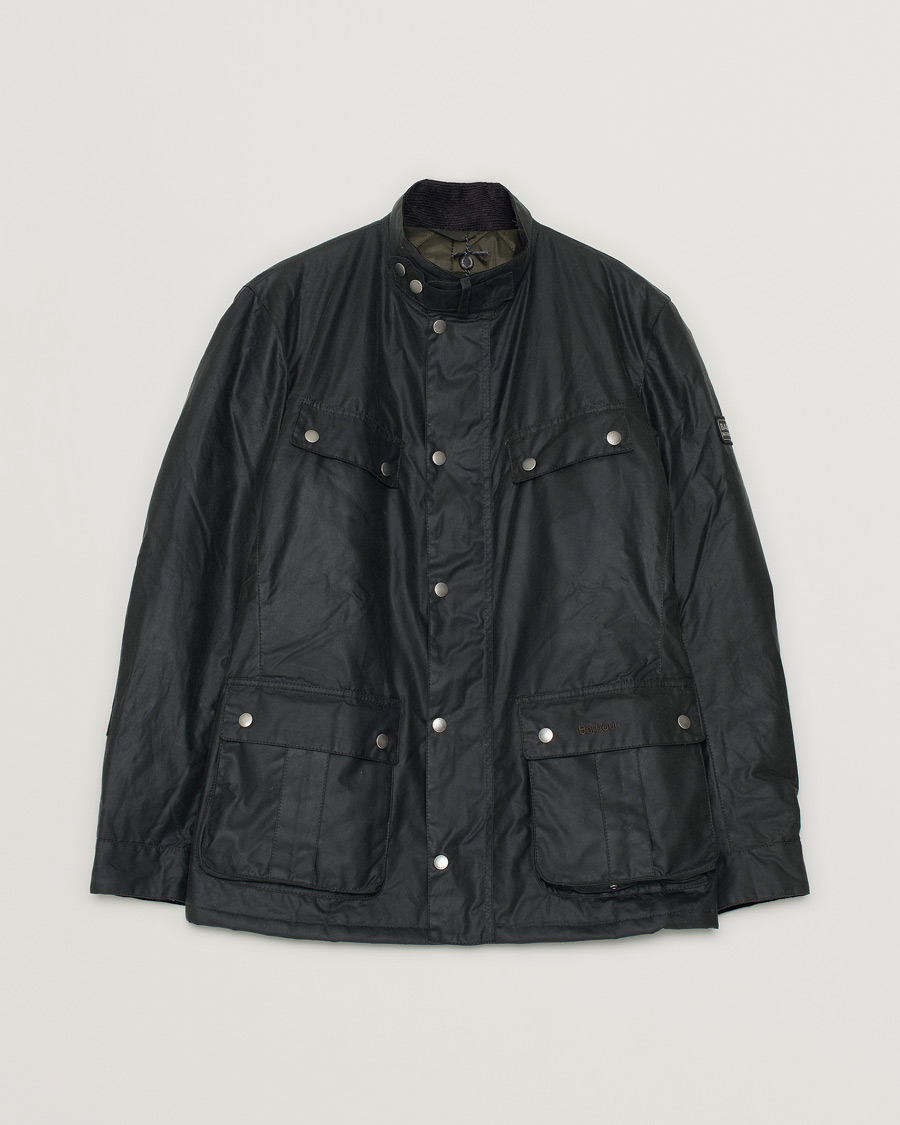 Herren | Barbour International Duke Jacket Sage | Pre-owned | Barbour International Duke Jacket Sage