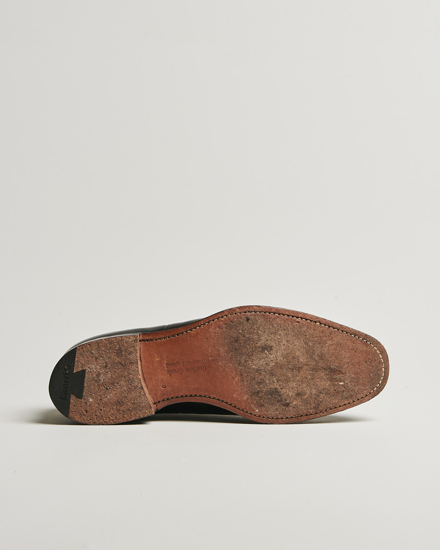 Herren | Church's Consul Calf Leather Oxford Black | Pre-owned | Church's Consul Calf Leather Oxford Black