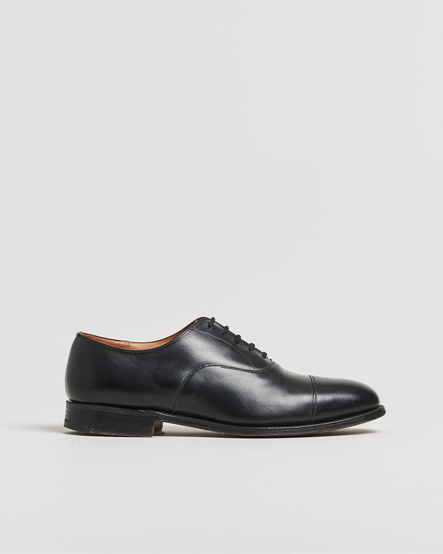 Herren | Pre-owned Rahmengenähte Schuhe | Pre-owned | Church's Consul Calf Leather Oxford Black UK9,5 - EU43,5