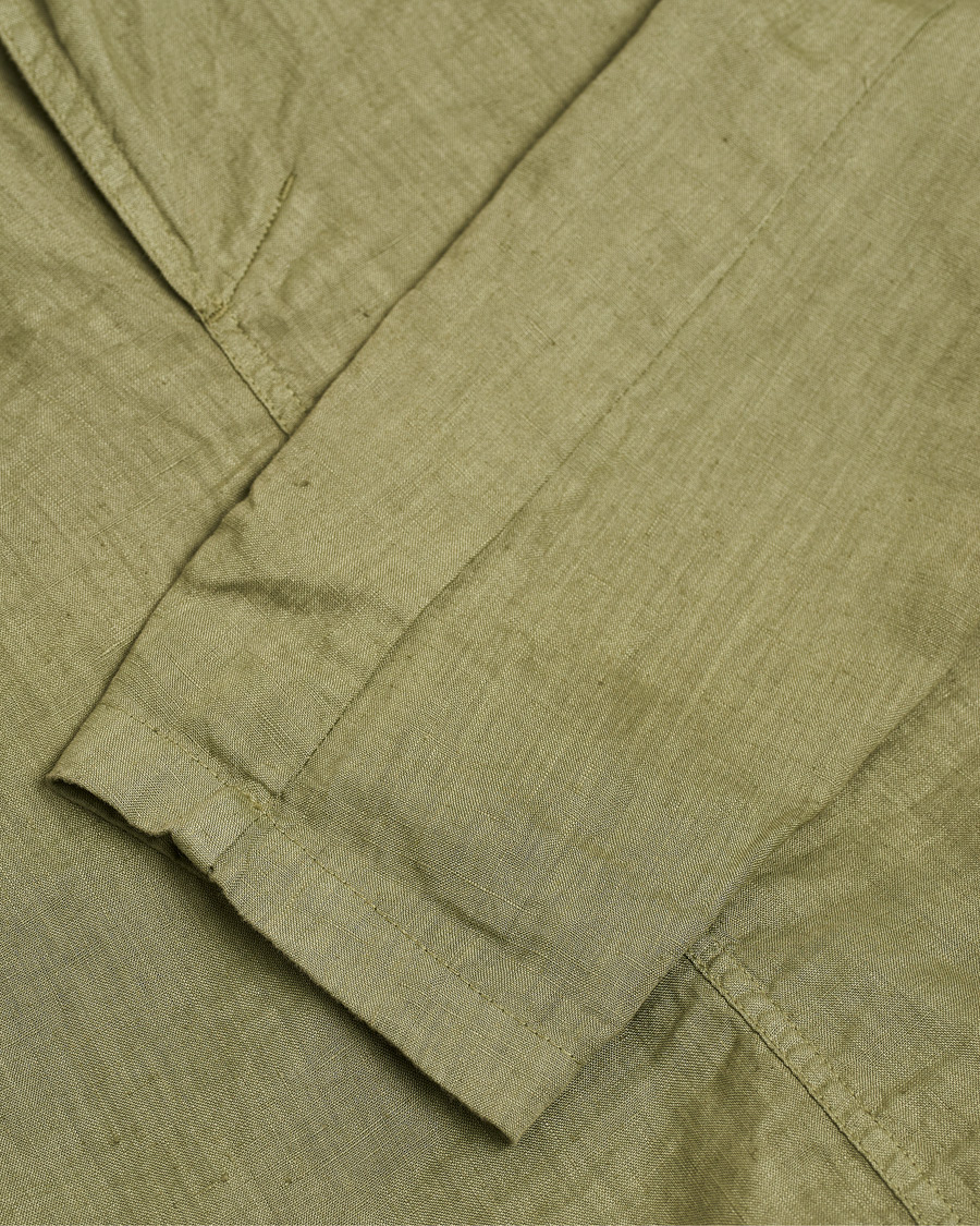 Herren | Aspesi Samuraki Linen Blazer Military | Pre-owned | Aspesi Samuraki Linen Blazer Military