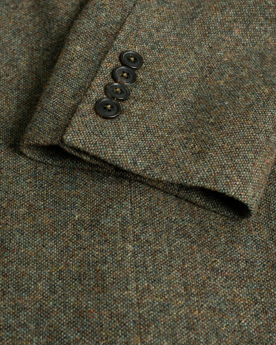 Herren | Walker Slater William Shetland Tweed Jacket Moss Donegal 56 | Pre-owned | Walker Slater William Shetland Tweed Jacket Moss Donegal 56