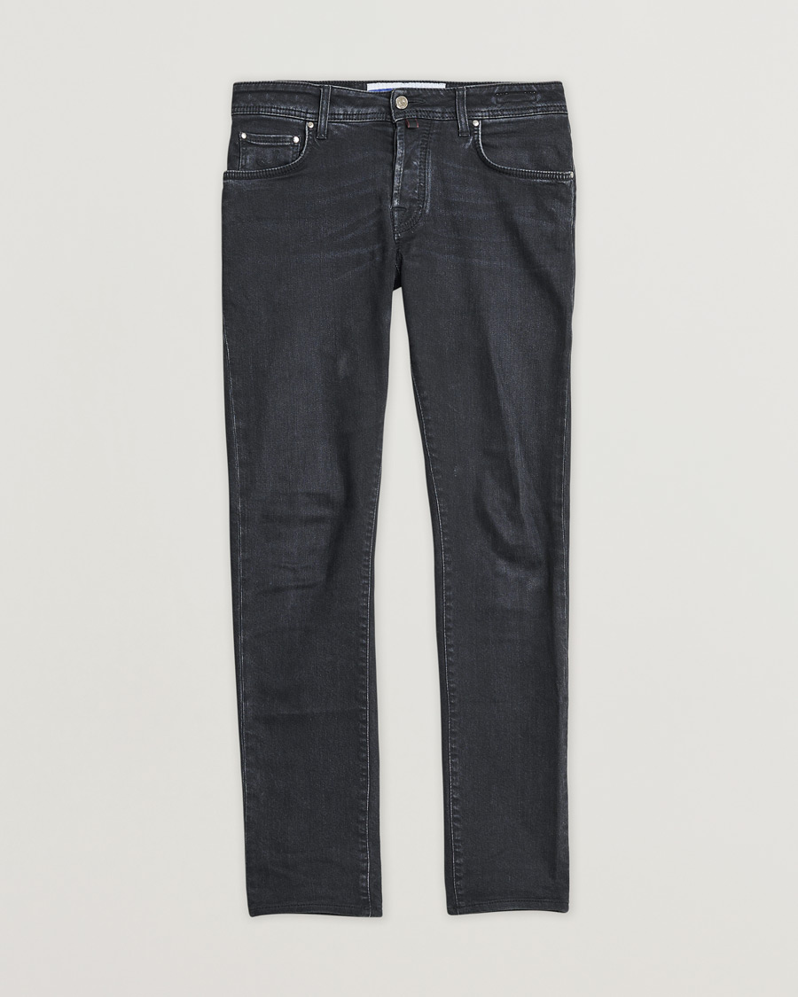Herren | Pre-owned Jeans | Pre-owned | Jacob Cohën Nick 622 Slim Fit Stretch Jeans Black Dark Stone