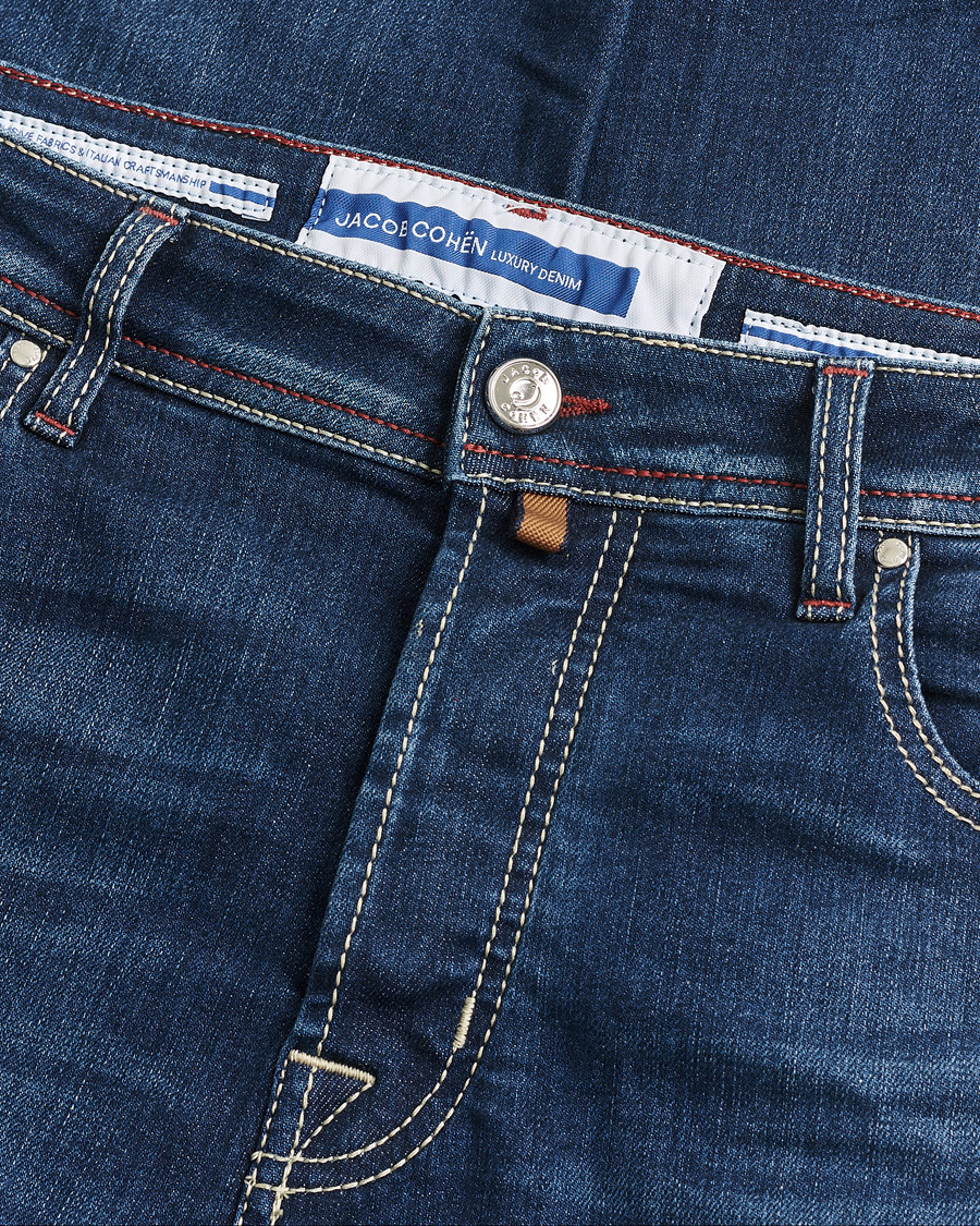 Herren | Pre-owned Jeans | Pre-owned | Jacob Cohën Bard 688 Slim Fit Stretch Jeans Medium Dark W34