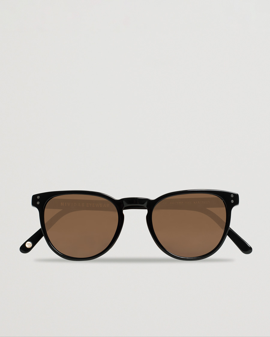 Herren | Nividas Eyewear Madrid Polarized Sunglasses Shiny Black | Pre-owned | Nividas Eyewear Madrid Polarized Sunglasses Shiny Black