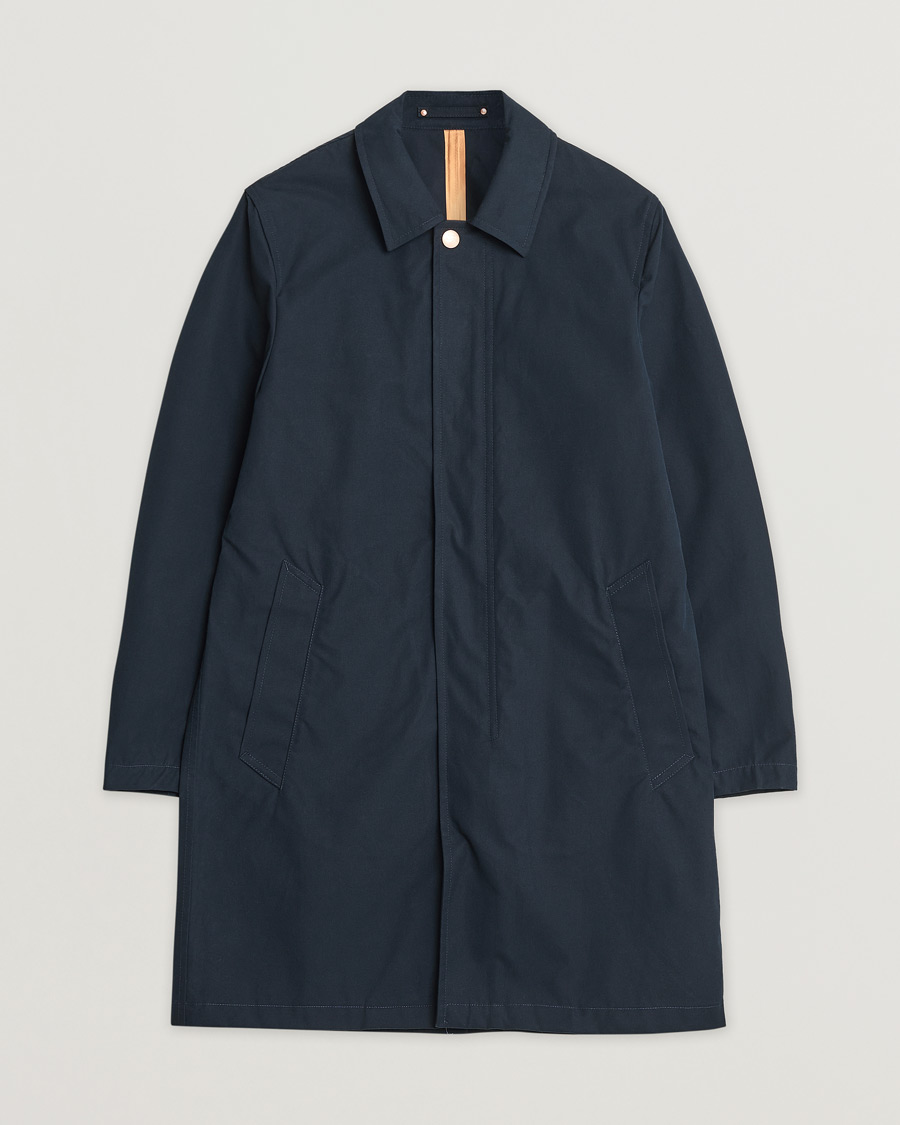 Herren | Pre-owned Jacken | Pre-owned | Private White V.C. Unlined Cotton Ventile Mac Coat 3.0 Navy 2 - XS