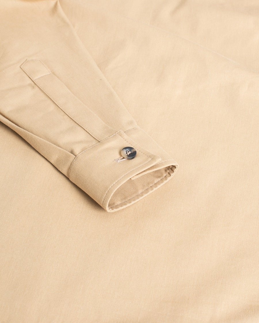 Herren | Private White V.C. Half Zip Pullover Sand | Pre-owned | Private White V.C. Half Zip Pullover Sand