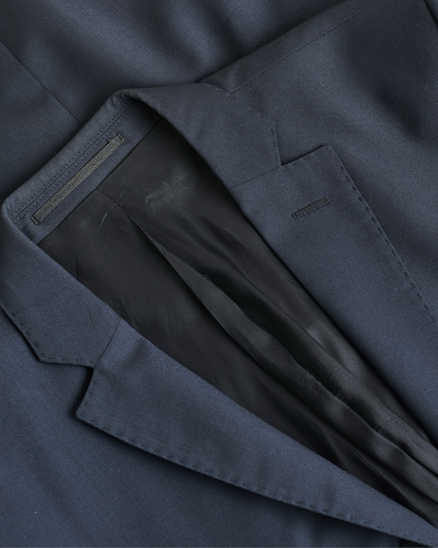 Herren | J.Lindeberg Hopper Dressed Wool Suit Navy 50 | Pre-owned | J.Lindeberg Hopper Dressed Wool Suit Navy 50