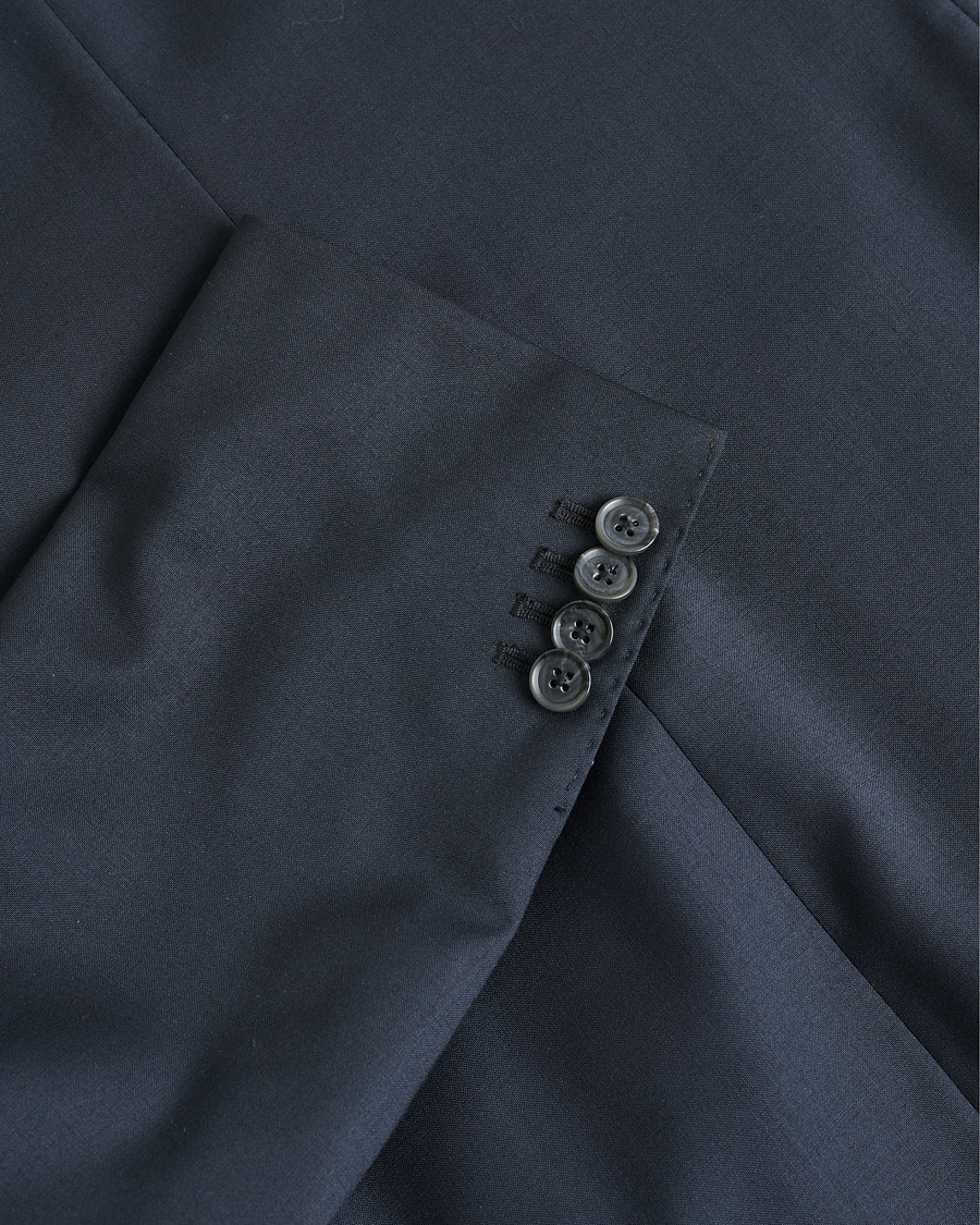 Herren | J.Lindeberg Hopper Dressed Wool Suit Navy 50 | Pre-owned | J.Lindeberg Hopper Dressed Wool Suit Navy 50