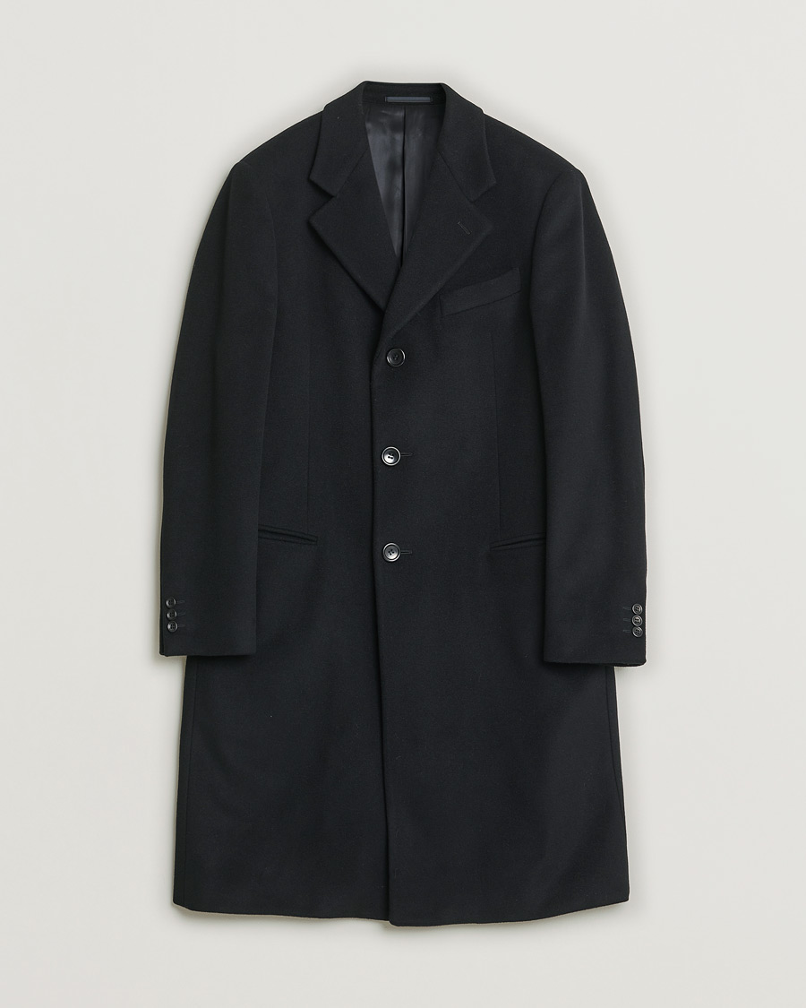 Herren | Pre-owned Jacken | Pre-owned | Armani Collezioni Cashmere Blend Coat Black 48