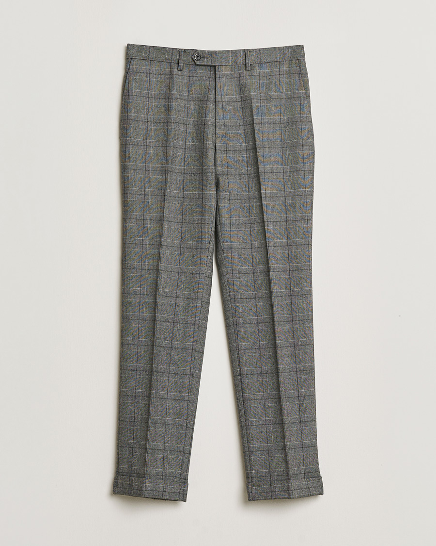 Herren | Pre-owned Anzüge | Pre-owned | Caruso Checked Wool Suit Grey 48