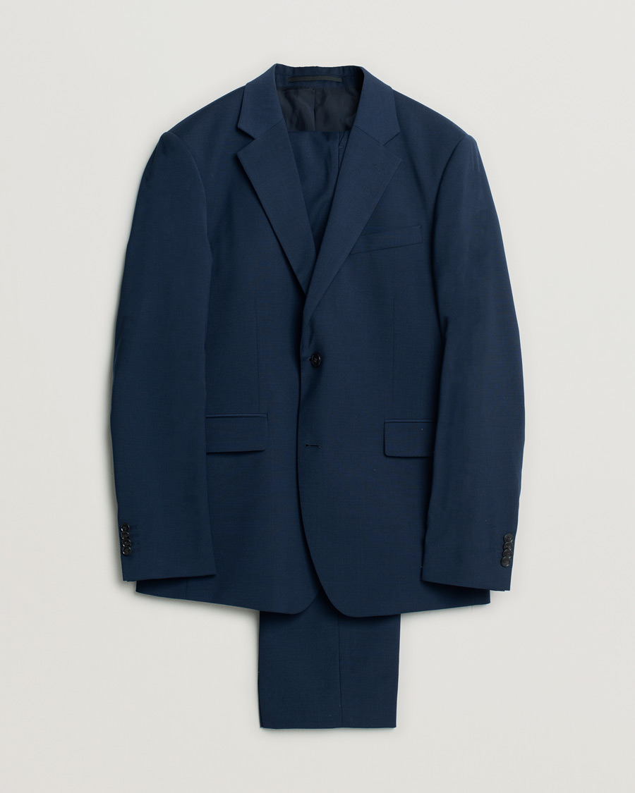 Herren | Tiger of Sweden Justin/Tenuta Wool Suit Navy 50 | Pre-owned | Tiger of Sweden Justin/Tenuta Wool Suit Navy 50