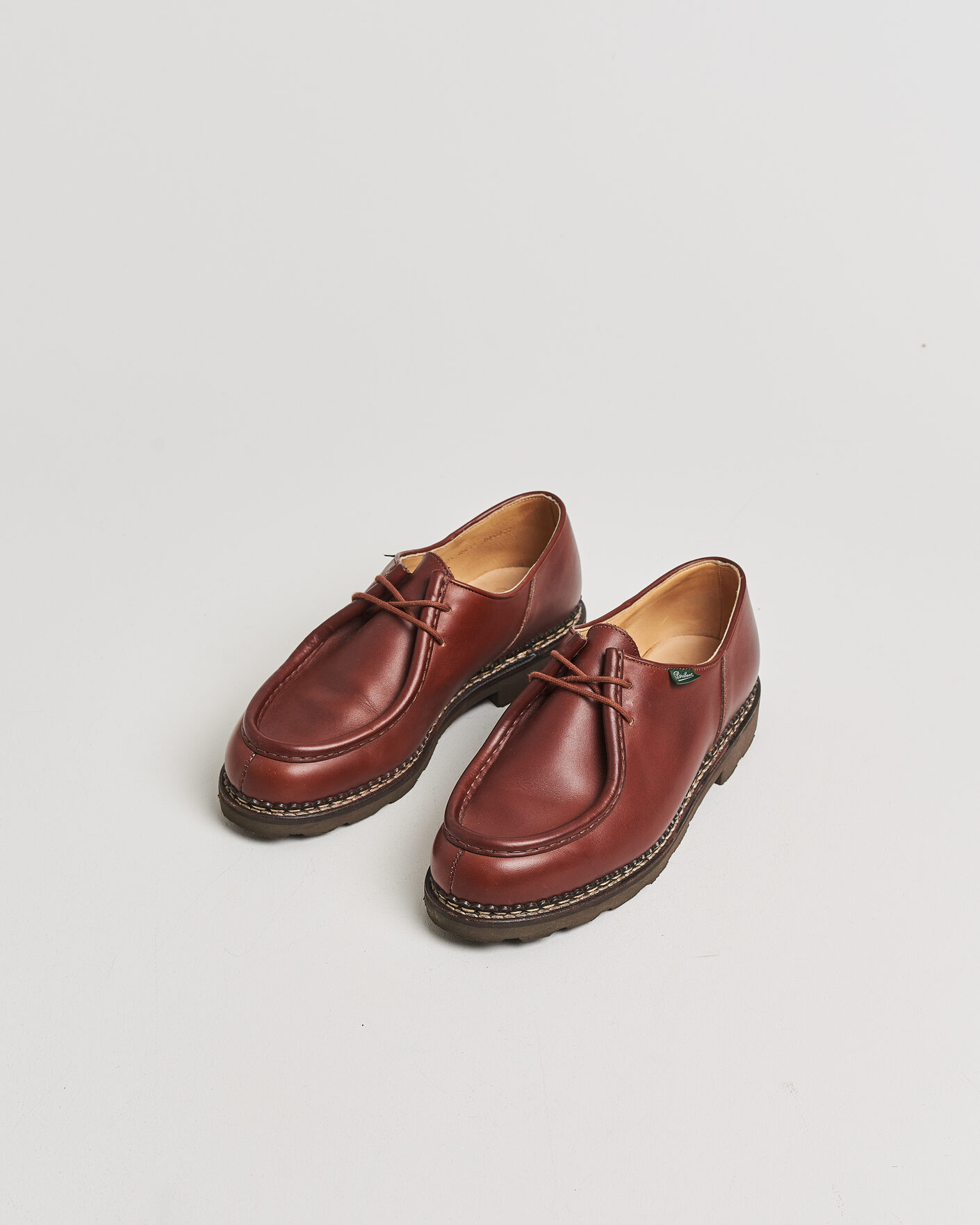 Herren | Pre-owned Rahmengenähte Schuhe | Pre-owned | Paraboot Michael Derby Marron 43,5