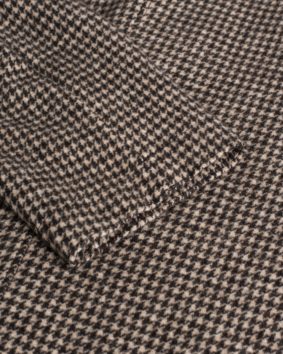 Herr |  | Pre-owned | Harris Wharf London Dropped Shoulder Houndstooth Jacket Beige