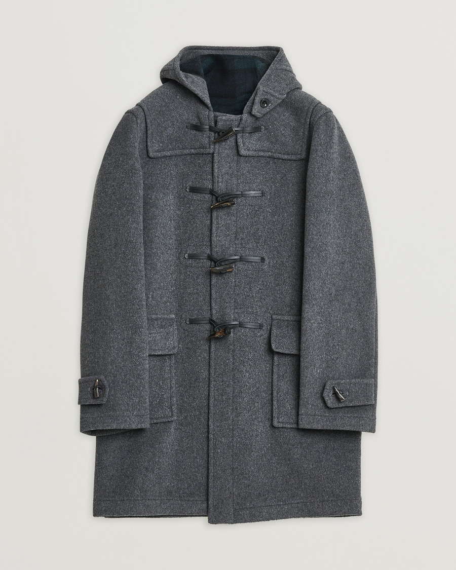 Herren | Pre-owned Jacken | Pre-owned | Gloverall Morris Duffle Coat Grey/Blackwatch