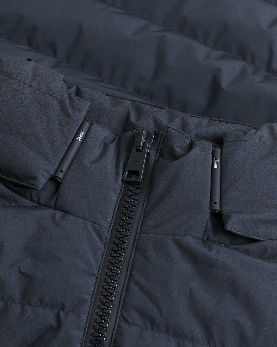 Herren | Pre-owned Jacken | Pre-owned | Herno Water Repellent Half Long Parka Navy 46