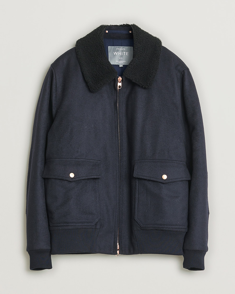 Herren | Pre-owned Jacken | Pre-owned | Private White V.C. The Pilot's Bomber Navy