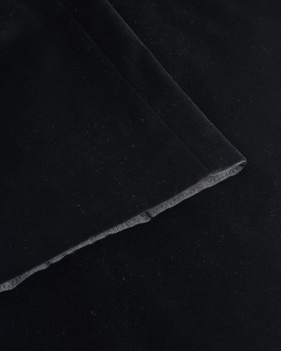 Herren | J.Lindeberg Liam Velvet Trousers Black | Pre-owned | J.Lindeberg Liam Velvet Trousers Black