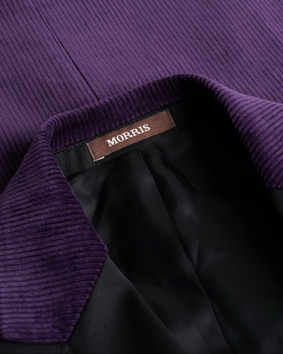 Herren | Morris Heritage Carl Corduroy Dinner Jacket Purple | Pre-owned | Morris Heritage Carl Corduroy Dinner Jacket Purple