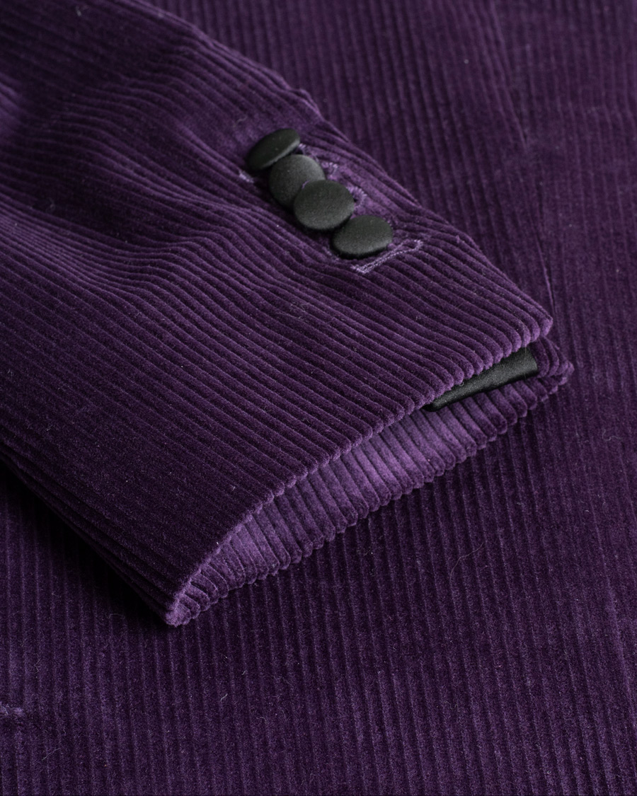 Herren | Morris Heritage Carl Corduroy Dinner Jacket Purple | Pre-owned | Morris Heritage Carl Corduroy Dinner Jacket Purple
