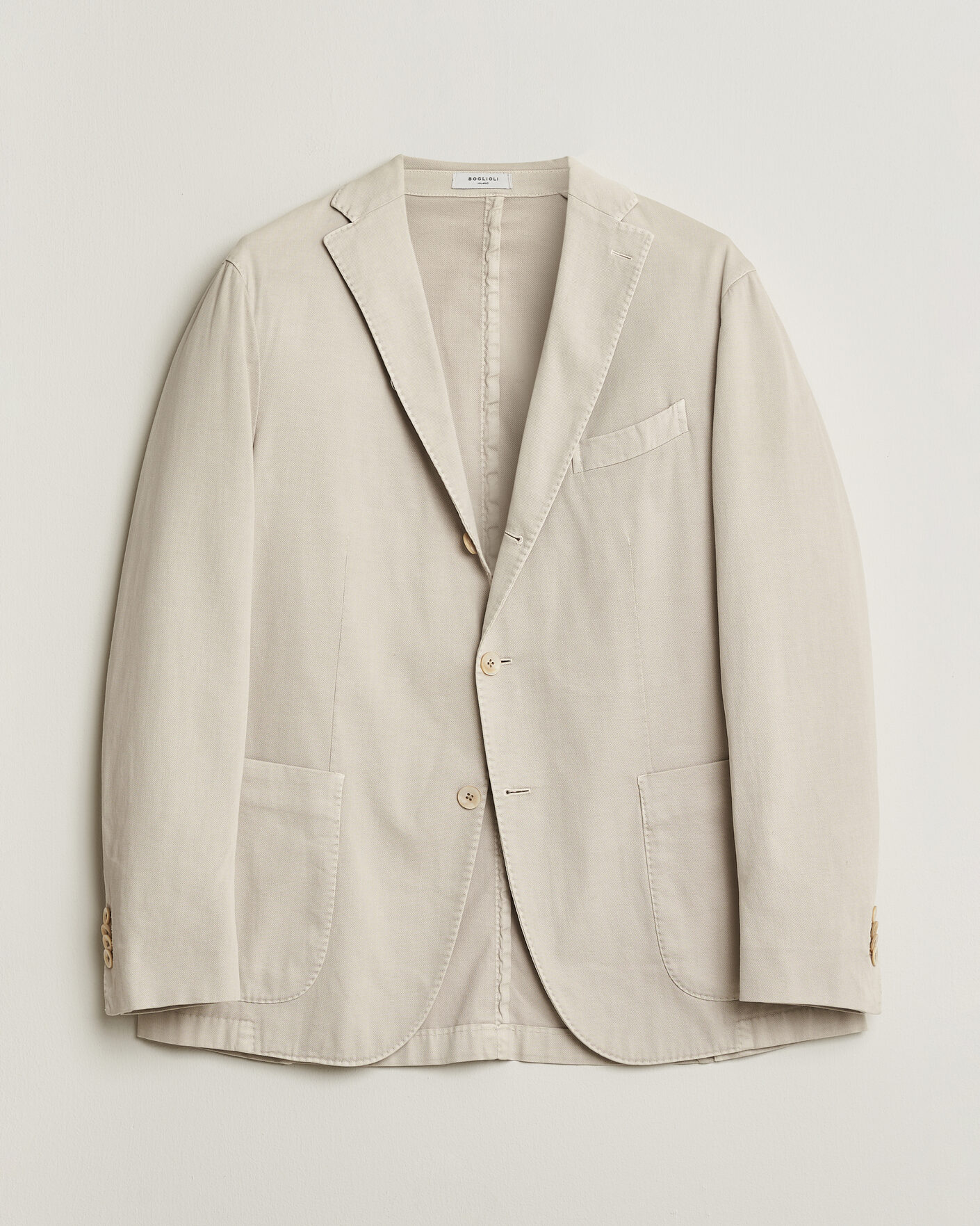 Herren | Pre-owned Sakkos | Pre-owned | Boglioli K Jacket Cotton Stretch Blazer Light Beige 52