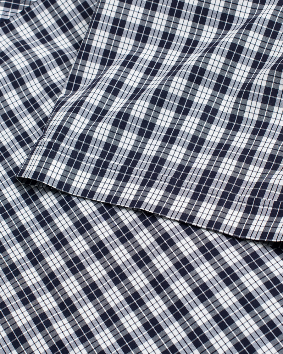 Herren | Pre-owned Hemden | Pre-owned | AMI Boxy Fit Short Sleeve Shirt Navy Check