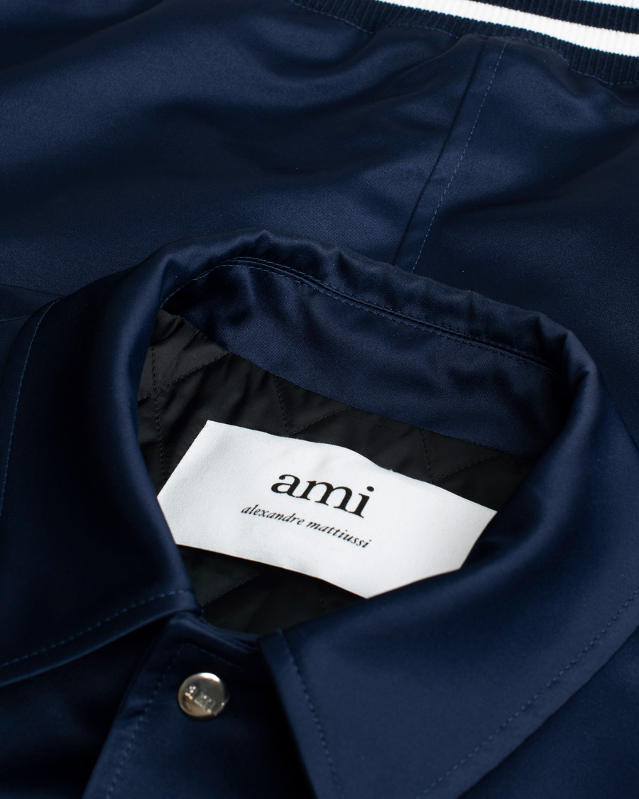 Herren | AMI Teddy Jacket Navy | Pre-owned | AMI Teddy Jacket Navy