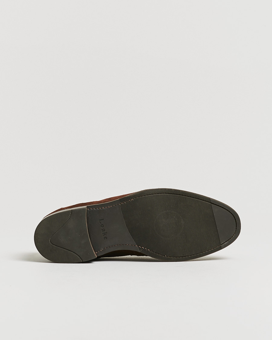 Herren | Loake 1880 Grant Shadow Sole Brown Suede | Pre-owned | Loake 1880 Grant Shadow Sole Brown Suede