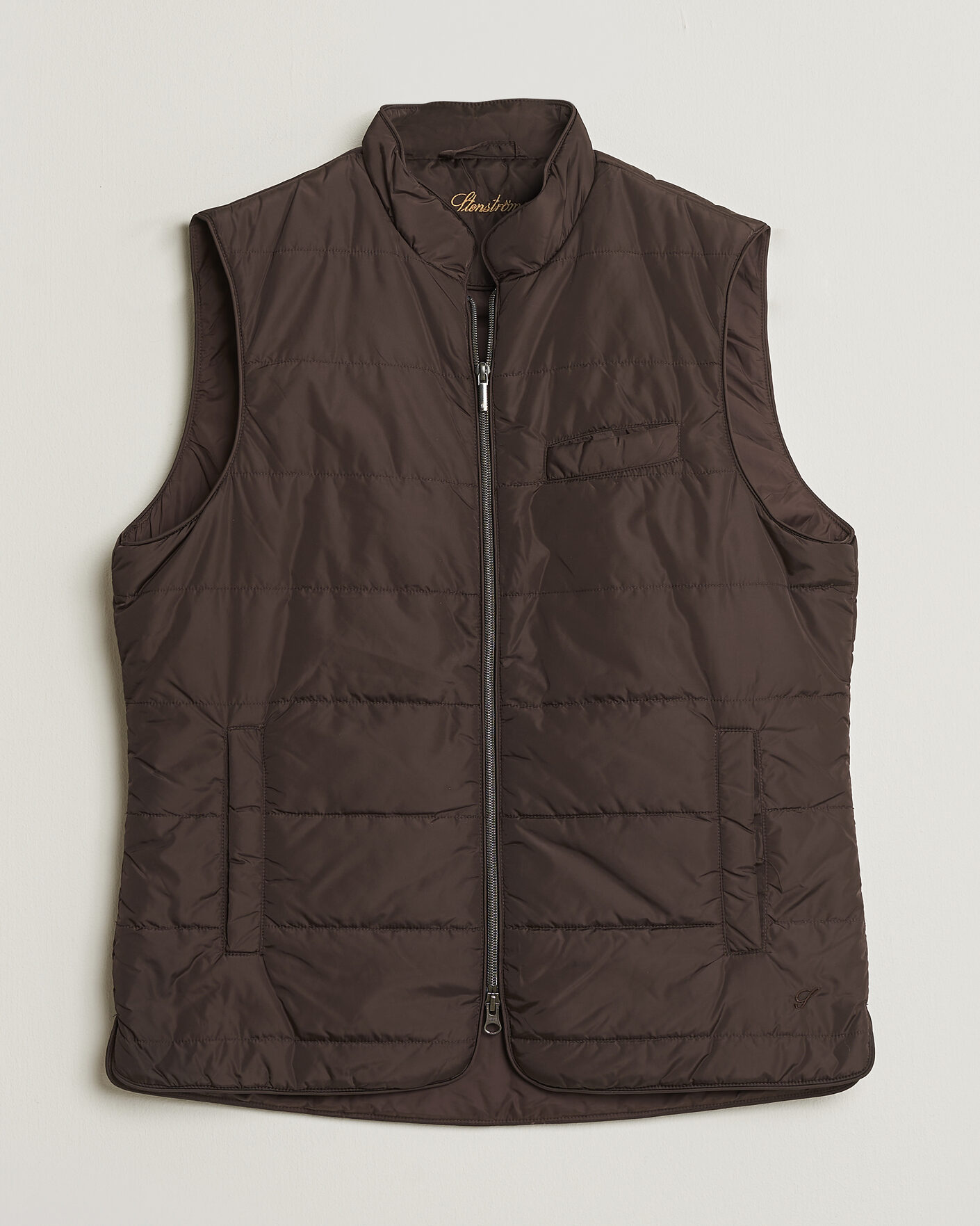 Herren | Pre-owned Jacken | Pre-owned | Stenströms Padded Nylon Vest Brown M