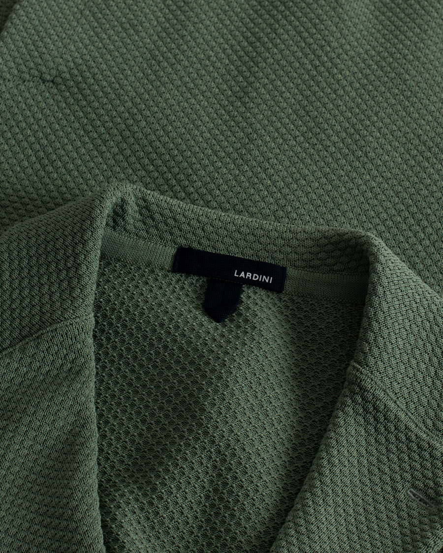 Herren | Lardini Knitted Structure Cotton Blazer Soft Green | Pre-owned | Lardini Knitted Structure Cotton Blazer Soft Green