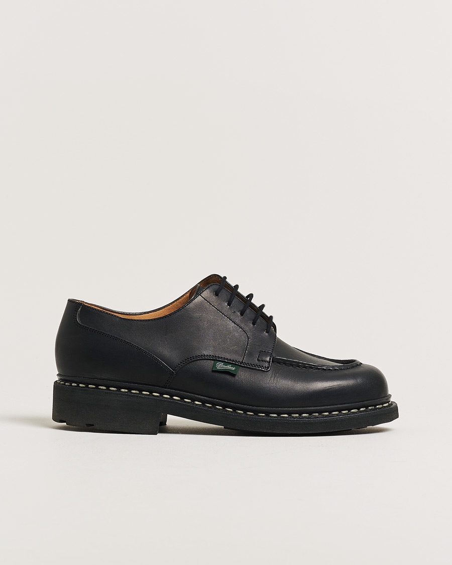Herren | Pre-owned Rahmengenähte Schuhe | Pre-owned | Paraboot Chambord Derby Black UK7,5 - EU41,5