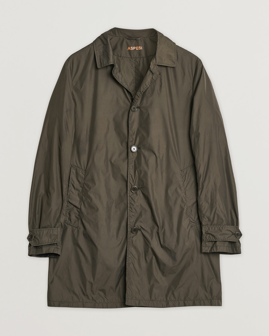 Herren | Pre-owned Jacken | Pre-owned | Aspesi Limone Raincoat Dark Green M