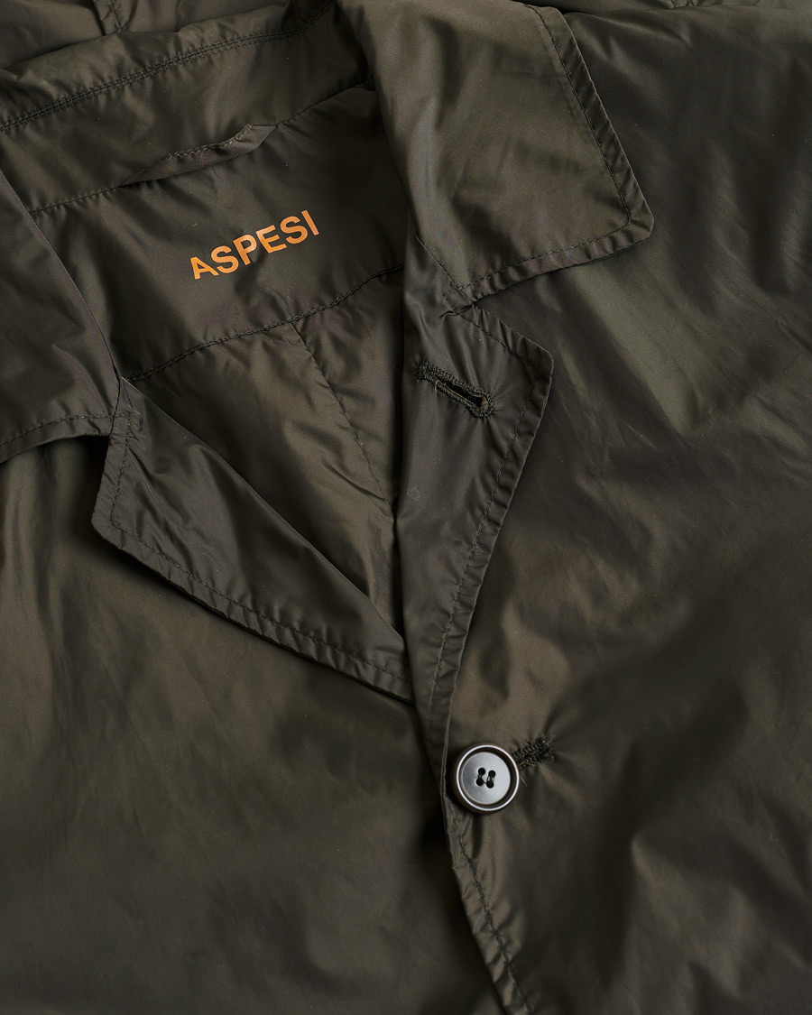 Herren | Pre-owned Jacken | Pre-owned | Aspesi Limone Raincoat Dark Green M