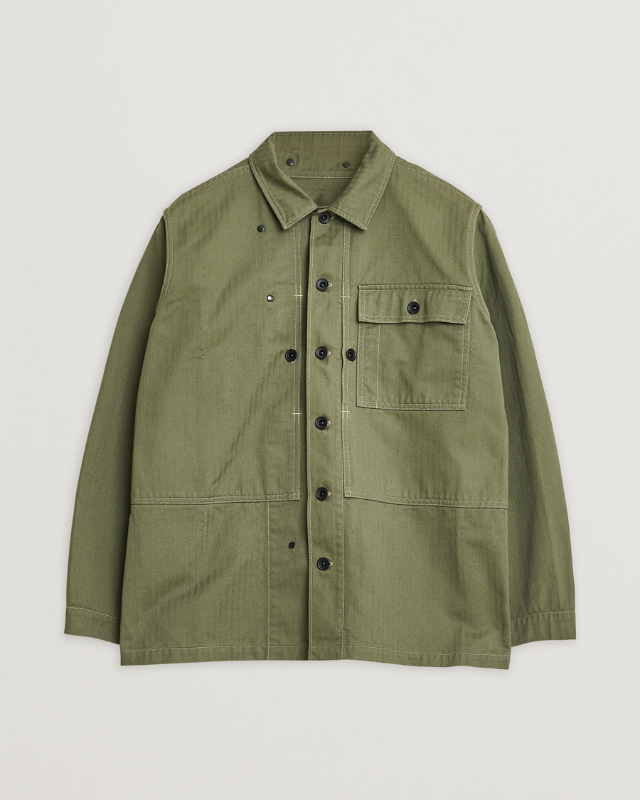 Herren | The Real McCoy's P-44 Utility Coat Sage Green UK36 - EU46 | Pre-owned | The Real McCoy's P-44 Utility Coat Sage Green UK36 - EU46